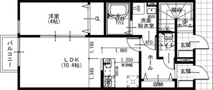 旭ケ丘駅 徒歩18分 1階の物件間取画像